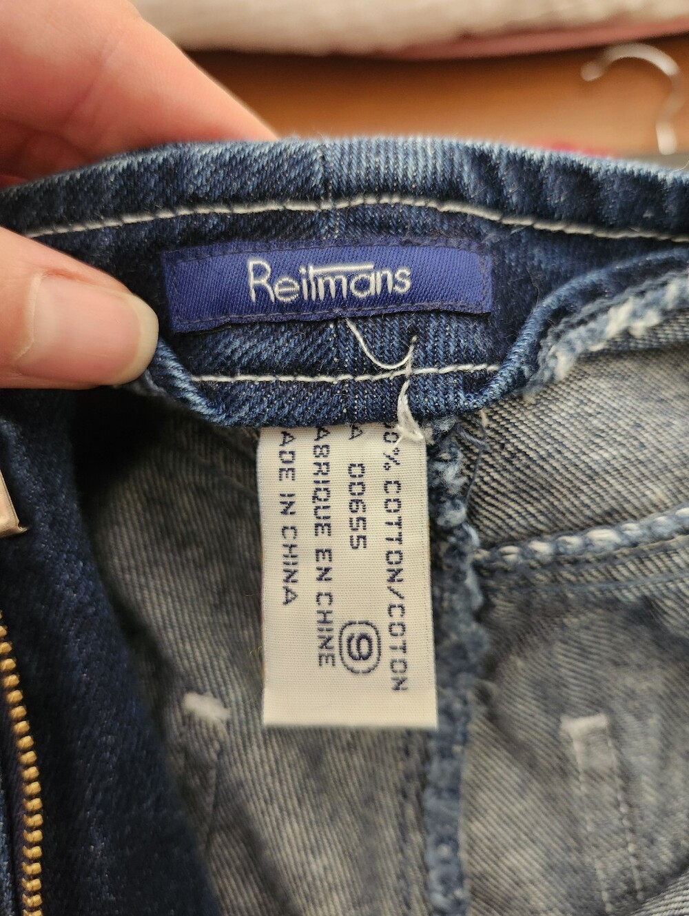 Reitmans Dark Wash Denim Utility Shorts Women's Size M - Picture 6 of 6
